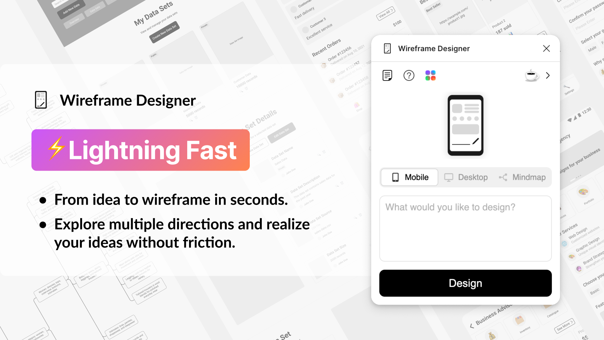 Wireframe Designer preview